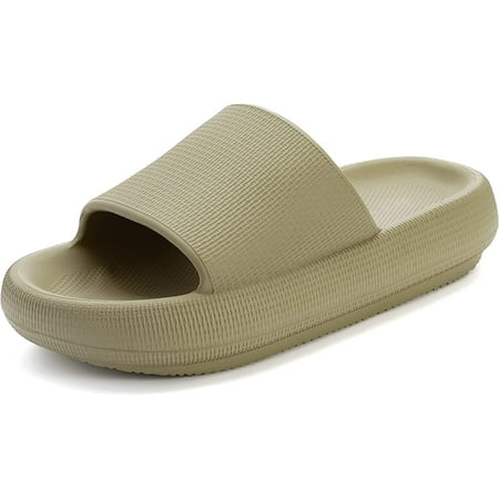 

Cloud Slippers for Women and Men | Pillow Slippers Bathroom Sandals | Extremely Comfy | Cushioned Thick Sole