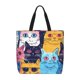thumbnail image 1 of Fotbe Colorful Cats Pattern Art Bolsa Tote con Estampado para Mujer, Bolsos con Cremallera, Bolsa de Hombro Casual de Gran Capacidad con Bolsillos Internos, 1 of 7