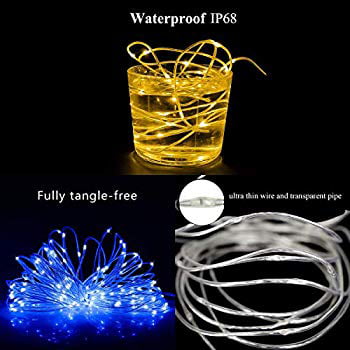 66ft Led Rope Lights Outdoor String Lights with 200 LEDs 16 Colors Changing Waterproof Starry Fairy Lights Bedroom Indoor Patio Home Decor
