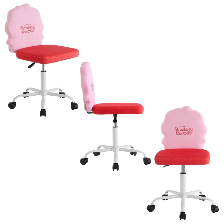 Strawberry Shortcake , Kids Figural Desk Chair, Pink/Red - Walmart.com