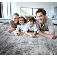 thumbnail image 2 of Deep pile carpet living room carpet long pile - carpets for the living room fluffy shaggy bedroom bed rug outdoor carpet. (light grey, 120x160cm), 2 of 5