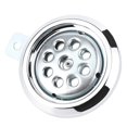 thumbnail image 2 of Bocina universal para motocicleta, resistente al agua, 105dB, 12V, 85mm, con cubierta cromada de nido de abeja, 2 of 5