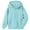 Light Blue, variant on Utlike Girls Zip Up Hoodie Hooded Sweatshirt Long Sleeve Pullover Casual Outerwear Soft Warm Kids Athletic Jacket Versatile Unisex Boy Girl Top Size 5Y-6Y