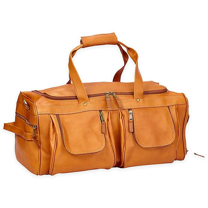 clava leather duffle bag