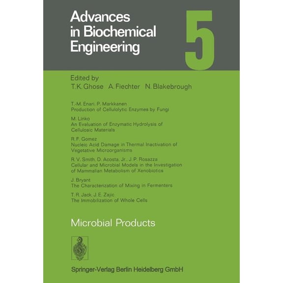 Advances in Biochemical Engineering &amp Microbial Products, Book 5, (Paperback)