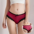 thumbnail image 5 of Sngxgn Women Floral Lace Panties Underwear High Waist(A,M), 5 of 5