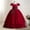 Red, variant on Kiviey Girls Princess Dress Puffy Tulle Skirt Flower Gir Dresses Dress for Fashion Size 5-6