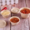 thumbnail image 3 of UPOUART 50Pcs Dipping Sauce Cups Sealing Condiment Containers Khaki Paper Pulp Certified for Picnic Camping Work, 3 of 8