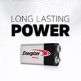 thumbnail image 2 of Baterías Energizer MAX de 9 V (paquete de 4), baterías alcalinas de 9 voltios, 2 of 5