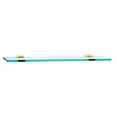 thumbnail image 3 of Geometric 24" x 1.75" Bathroom Shelf, Polished Antique, 3 of 7