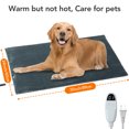 thumbnail image 6 of GAOMON Heated Pet Heating Pad for Cats & Dogs - Adjustable Temperature, Waterproof, 35 x 24 Inches, Grey, 6 of 7