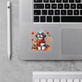 thumbnail image 2 of Welcome Fall Shih Tzu Enjoys School Time Autumn Fall Leaves Cutout Transfer Sticker Lion Dog Lover Gifts Transparent Decal Art Decor - 02013, 2 of 5