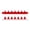 white and red, variant on 2 Pieces Horse Rein Cover Equestrian Lunge Line Decoration Soft Polyester Material for Christmas Holiday Events