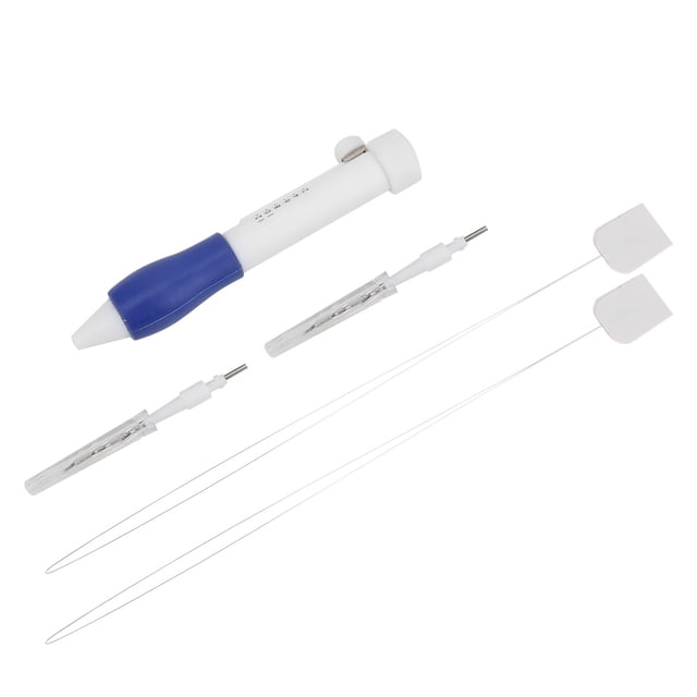 Ensemble de Stylo à Broder Poinçon NeedleDIY Aiguille à Broder Stylo à Broder Solution Innovante