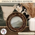 thumbnail image 3 of 97 Decor Vintage Round Picture Frames 3 X 3 - Bronze Circle 3x3 Frame, 3 of 7