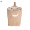 thumbnail image 2 of HEVIRGO Storage Basket Creative Large Capacity Jute Practical Multifunctional Wall Hanging Desktop Basket Bin for Dormitory,5#, 2 of 10