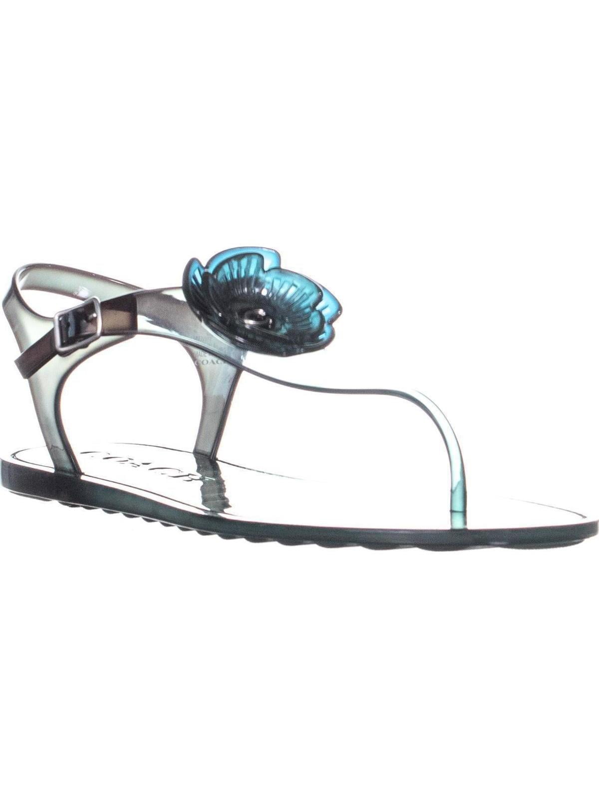 coach jelly flip flops