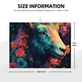 thumbnail image 4 of Bingfone Colorful Flower Goat ,18" x 24"Dish Drying Mat for Kitchen Counter,Ultra Absorbent Microfiber, 4 of 7
