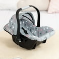 thumbnail image 3 of Bayer Design Dolls: Deluxe Car Seat - Grey, Pink, Stars - Accessory For Dolls Up To 18", Retractable Sunshade, Seat Belt, Hard Shel, Kids Toy, Age 3+, 3 of 6