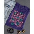 thumbnail image 3 of Vibing Smiley Face Graphic Tee T-shirt Color Women's, 3 of 3