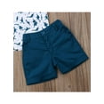 thumbnail image 6 of Hirigin Toddler Baby Boy Outfits 1T 2T 3T 4T 5T 6T Clothes Summer Kids Dinosaur Pattern Short Sleeve Button Down Shirt  Shorts Set, 6 of 7
