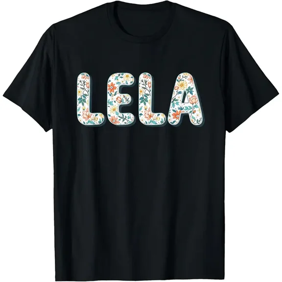 Wildflowers Lela Floral Mother's Day Lela Family Gift Top Unisex T-Shirt, up to Size 5XL