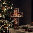 thumbnail image 6 of Christmas Decorations Crucifix Wall for Home Handmade for Hanging Wall or Catholic for Home Room Decor, 6 of 7