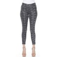 thumbnail image 1 of White Mark Women's Faux Suede Snake Print Pants, 1 of 5