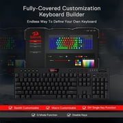 Redragon K618 RGB Wireless Mechanical Keyboard, Black