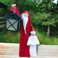 thumbnail image 4 of Figuras de Papá Noel y Muñeco de Nieve para Mesa de Comedor Interior y Exterior., 4 of 7