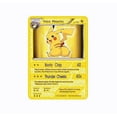 thumbnail image 1 of Metal Pokémon Letters Card Pikachu Vmax Charizard Lugia Vstar Mew Anime Games Cards Golden Iron Letter Kids Toys Gifts, 1 of 5