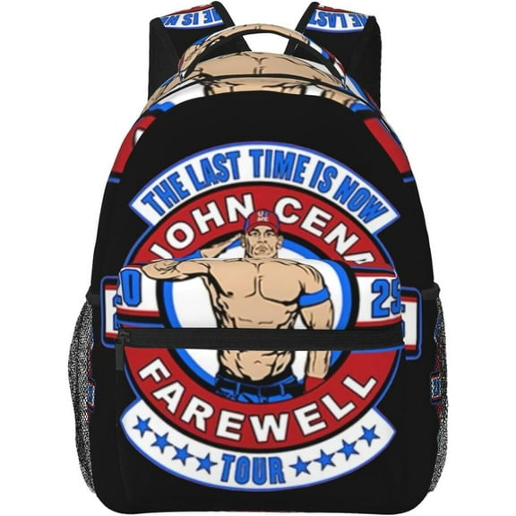 John Boxer Cena Wrestler Backpack Large Capacity Handiness Casual Travel Backpack 11.4X7.8X15.7 inch