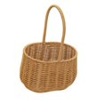 thumbnail image 3 of Cesta tejida de ratán, cesta tejida portátil con cesta tejida con asa, cesta tejida multifuncional, 3 of 8