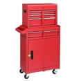 thumbnail image 2 of Rolling Tool Chest Tool Organizer Box with Lockable Wheels & Detachable Top NEW, 2 of 10
