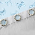 thumbnail image 4 of Feelyou Cartoon Bowknot Kids Blackout Curtains Set of 2 (52x84 Each), Dreamy Princess Ribbon Window Curtains, Kawaii Bow-tie Theme Curtains and Drapes, Living Room Curtains Decor, 4 of 6