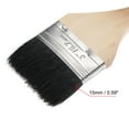 thumbnail image 3 of Uxcell 17" Length 3" Width Bristle with Long Wood Handle Black Bent Radiator Paint Brush 4Pack, 3 of 5