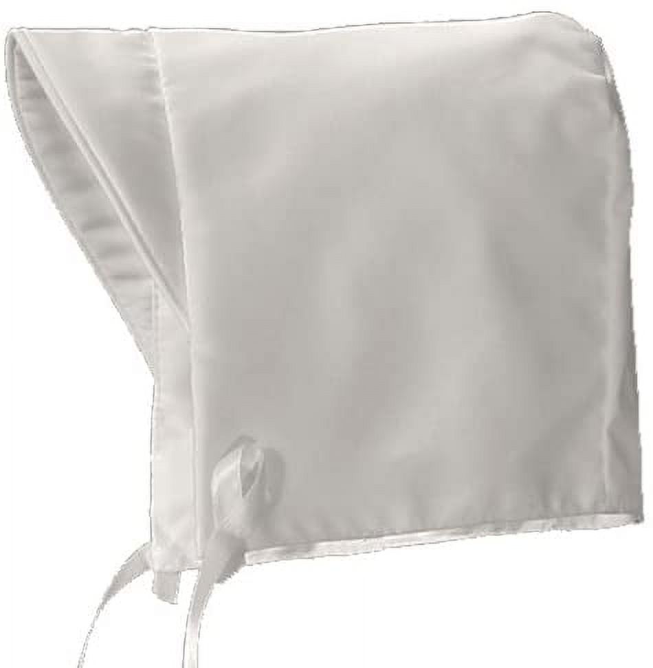 Little Things Mean A Lot Boys Poly Cotton Romper with Screened Cross on Attached Bib