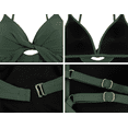 thumbnail image 6 of Hilor Women's One Piece Swimsuit Front Twist Keyhole Bathing Suit Sexy Monokini Swimwear Tummy Control, 6 of 7