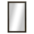 thumbnail image 2 of Rayne Ozark Hardwood 2" Red Oak Wall Mirror 25" x 30" Floor Mirror Ebony, 2 of 4