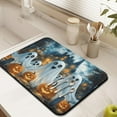 thumbnail image 3 of Halloween Dish Drying Mat Halloween Horror Pumpkin Ghost Bat Kitchen Drying Mat Absorbent Heat Resistant 18x24 Inch Dishes Plate Glass Dry Draining Pad for Kitchen Fast Dry, 3 of 7