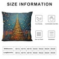 thumbnail image 5 of COMIO  Green Tufted Christmas Tree Throw Pillow Cover, New Year Farmhouse Pillowcase with Tassels, Hand Cushion Sham for Winter Holiday Home Decor, 5 of 5