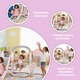 thumbnail image 3 of PLAYOUT KIDS | Juego Infantil 4 en 1 Baby Set I con Resbaladilla Columpio y Canasta Rosa, 3 of 4