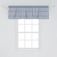 thumbnail image 2 of Ambesonne Forest Valance Pack of 2, Winter Trees Woodland Plant, 54"X18", Slate Blue and White, 2 of 2