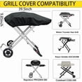 thumbnail image 2 of 9010001 Housse de Protection pour barbecue à Gaz portable Weber Traveler en Oxford Tissu Imperméable Résistant, 2 of 5