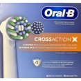 thumbnail image 1 of Cabezales de cepillo de repuesto Oral-B CrossAction, paquete de 10, 1 of 3