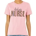 thumbnail image 2 of Dialysis Nurse Leopard Print Shirt Unisex X-Large Pink, 2 of 5