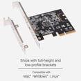 thumbnail image 2 of Tarjeta PCIe SoNNeT Allegro MAX USB-C 20Gbps 1-Port de Sonido, 2 of 6