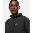 thumbnail image 3 of Nike Mens Miler Waterproof Hooded Black Running Jacket Large, 3 of 6