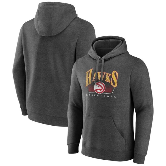 Men's Charcoal Atlanta Hawks Selection Pullover Hoodie