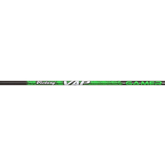 Victory Archery VAP Gamer 1100 Target Shafts 12pk, 4.9 GPI, High Modulus Carbon, ICE Nano Ceramic Coating, Spine-Aligned for Accuracy (VAPG-110TS-12)